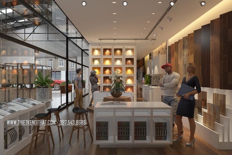 Thiết kế showroom đẹp, ấn tượng